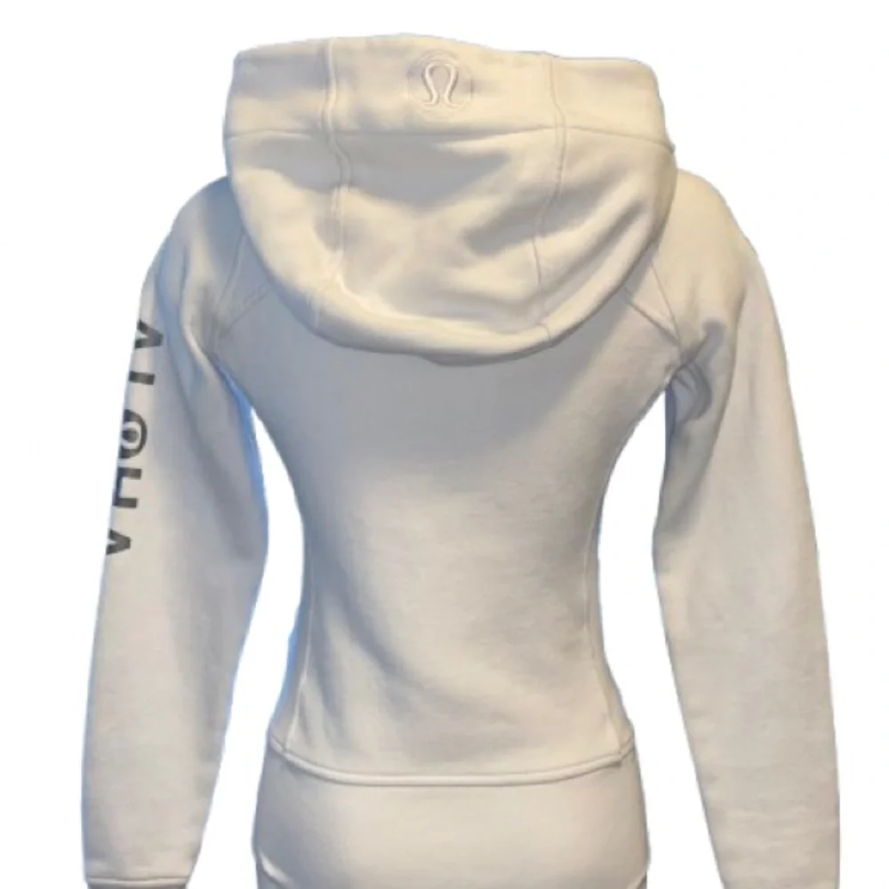 🔥 Lululemon Athletica White Hoodie Size 4 Excellent Condition - Picture 3 of 10